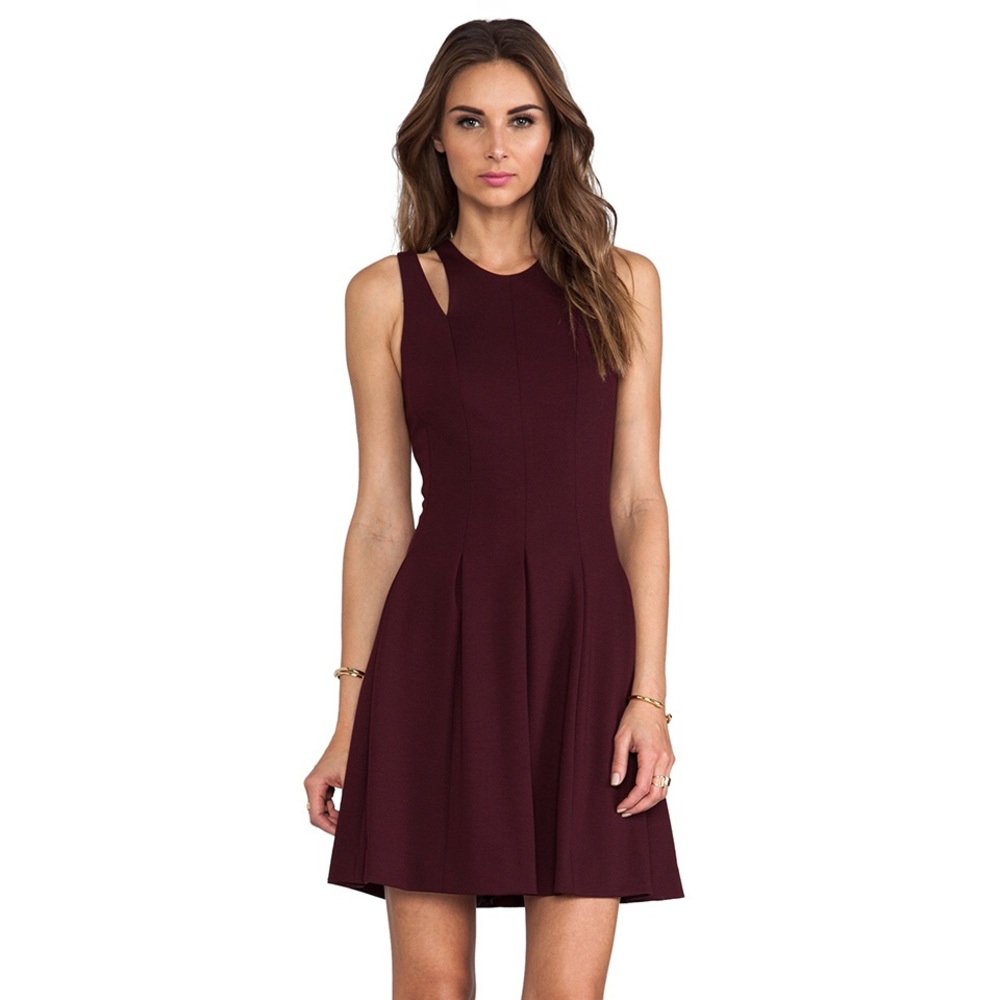 NWT Rebecca Taylor Runway Ponte Cut Out Dress